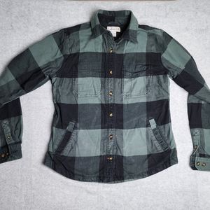 Carhartt Woman's Sherpa Lined Flannel Plaid Shirt Jacket Size XS 0/2